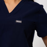 Women's two Pockets Scrub Top