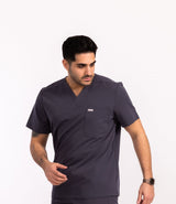 Men's two Pockets Scrub Top