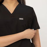 Women's two Pockets Scrub Top