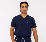 Men's two Pockets Scrub Top