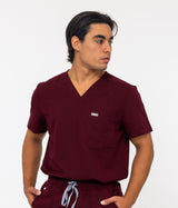 Men's two Pockets Scrub Top