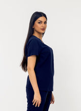 Women's two Pockets Scrub Top