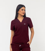 Women's two Pockets Scrub Top