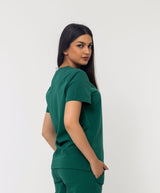 Women's two Pockets Scrub Top