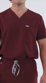 Men's two Pockets Scrub Top